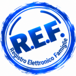 Logo circolare blu Registro Elettronico Famiglie
